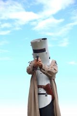 Bushranger in Ned Kelly outfit