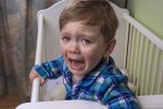 Toddler Crying in Cot