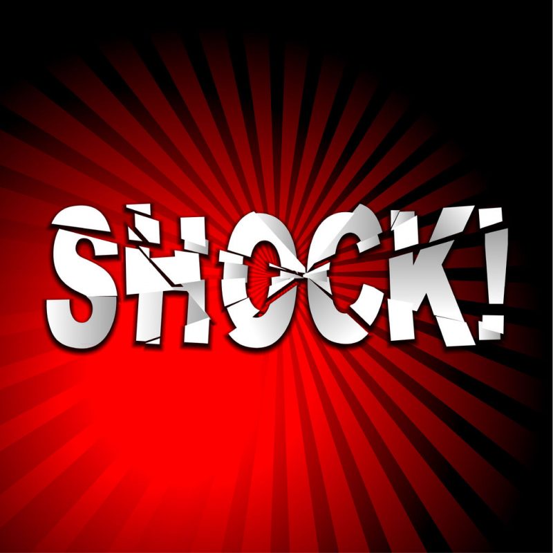The word "shock".
